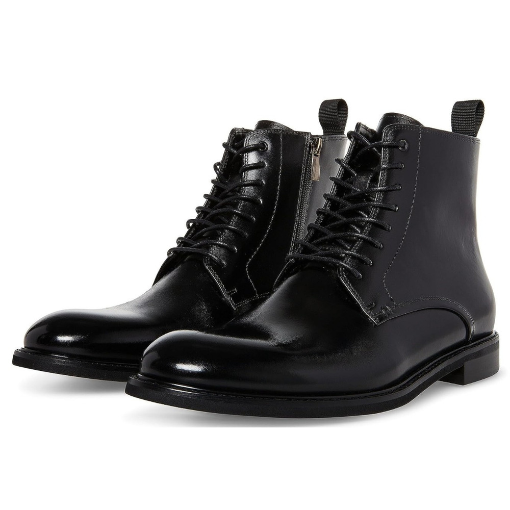 Steve Madden Yorick Men's Casual Boot Black Leather 9 M